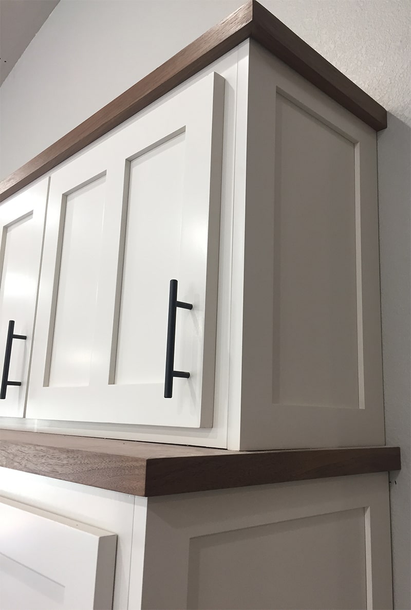 custom white pantry cabinets