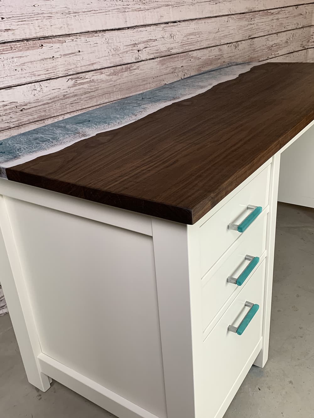 custom walnut desk ramona