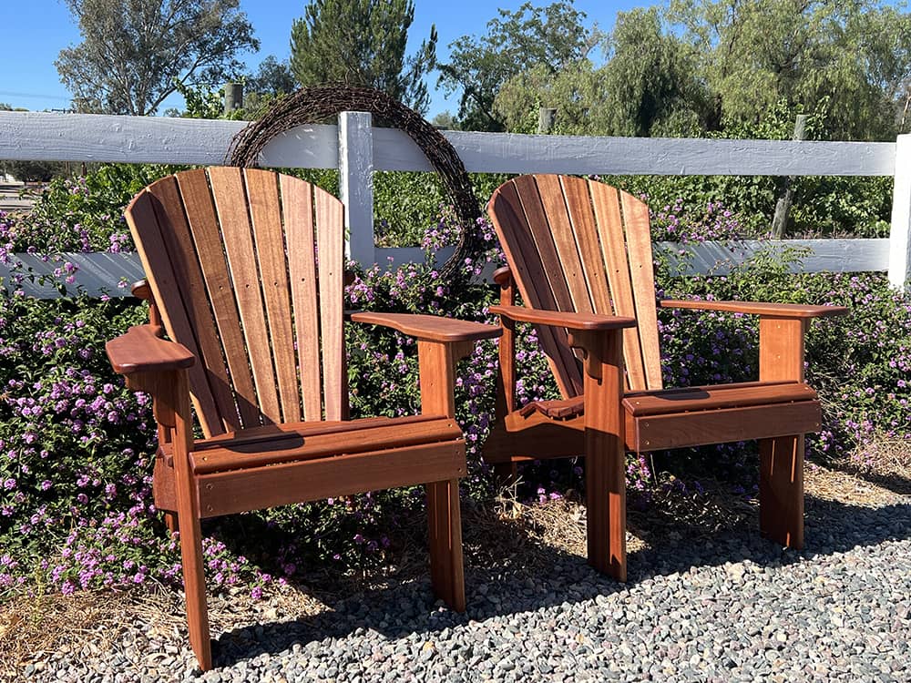 Now Taking Orders for Adirondack Chairs, With Free Delivery Within San Diego
