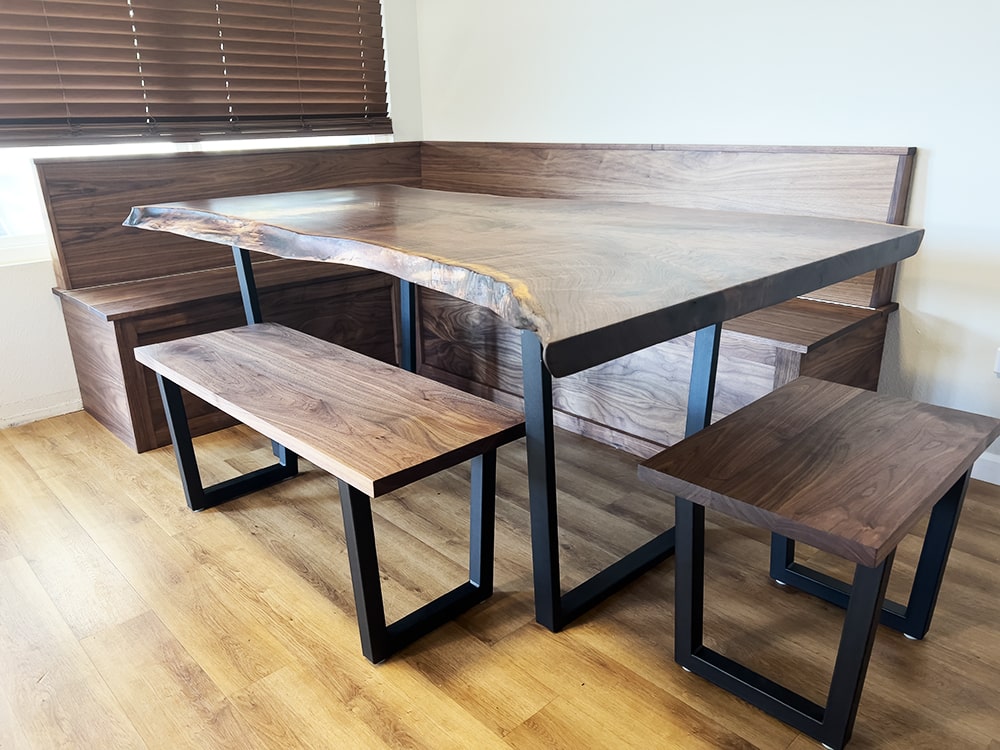 custom walnut table san diego